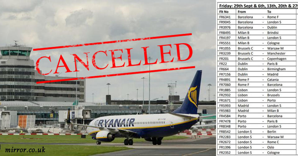 Ryanair отменила 2000 рейсов на следующие 6 недель, потому что пилоты захотели в отпуск