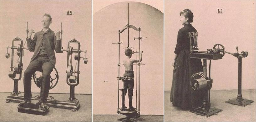 Как выглядели спортивные залы и тренажёры викторианской эпохи