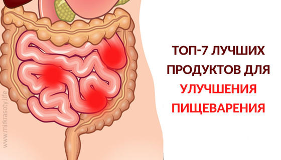 ТОП 7 продуктов для улучшения пищеварения