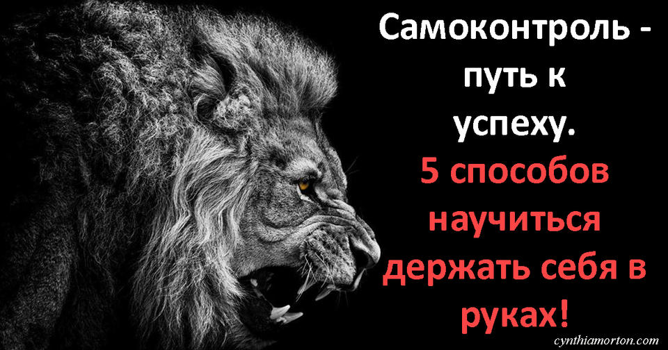 Вот 5 шагов, чтобы научиться держать себя в руках в любой ситуации