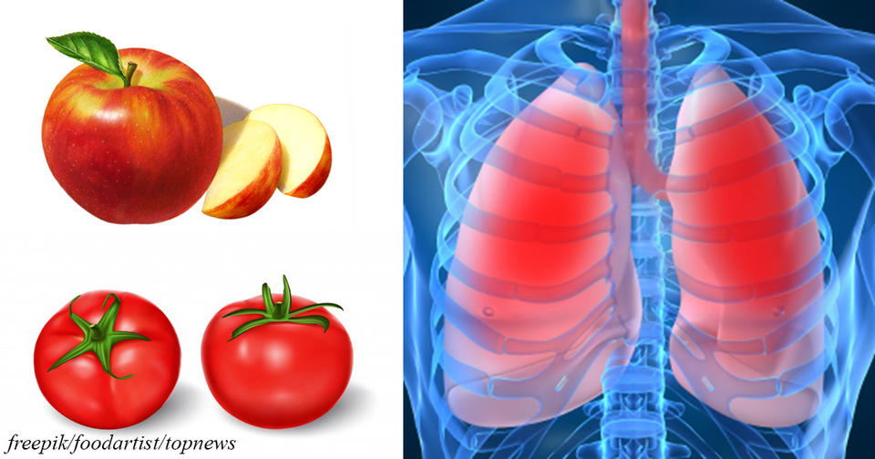 Если вы курите или бросили недавно, вам нужно каждый день есть яблоки и томаты