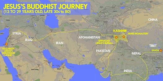 Иисус был буддийским монахом и 16 лет жил в Тибете. Так говорит фильм BBC! 