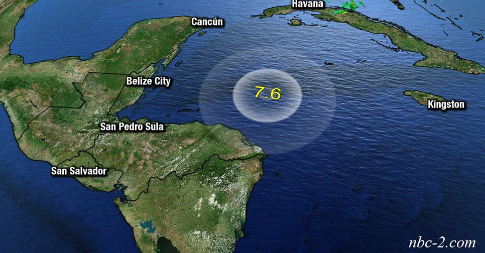 Сильное землетрясение в Карибском море. Цунами может смыть все местные курорты!