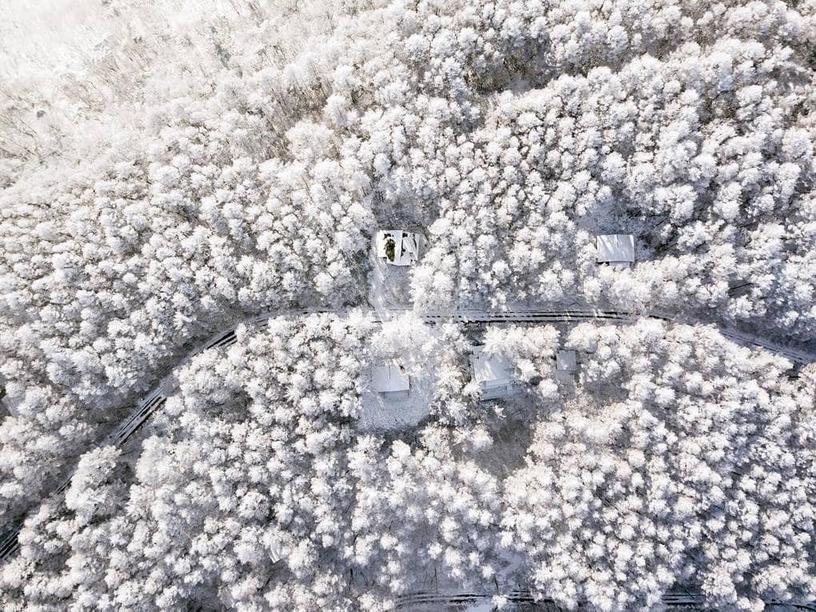 Фотограф сделал серию снимков заснеженной Японии, и теперь мы знаем, кто забрал себе самую красивую зиму