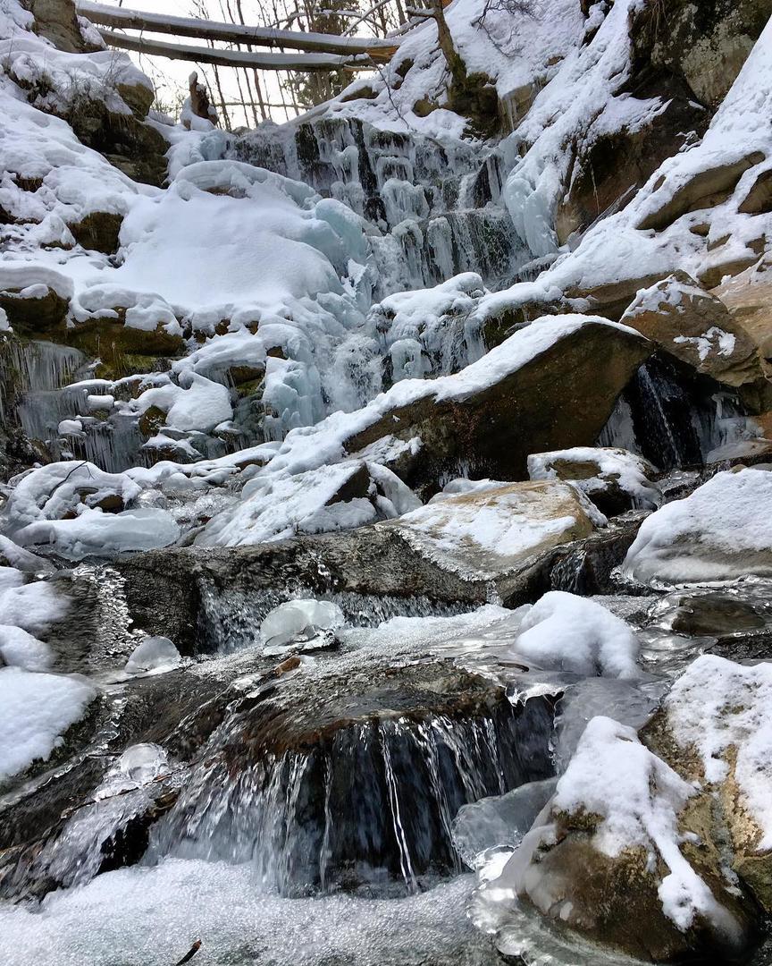 В Карпатах так холодно, что замерзают водопады! Вот 10 божественных фото