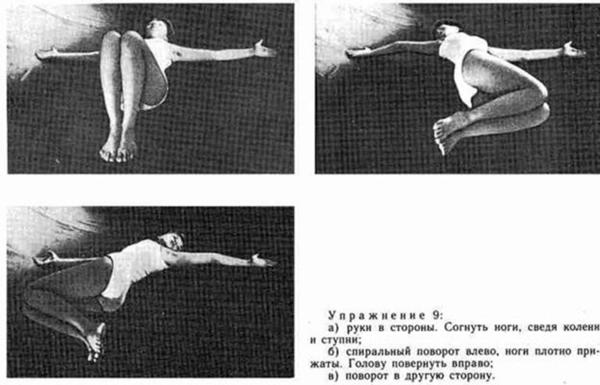 Упражнения для позвоночника: Крокодил