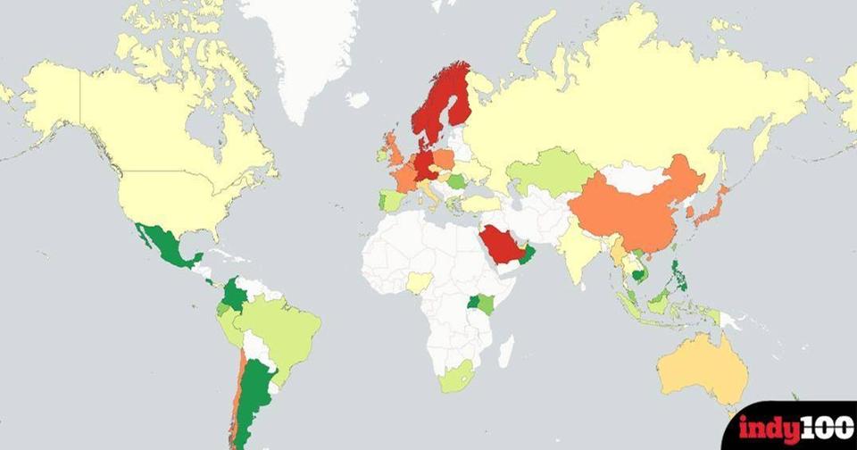 Вот честный рейтинг стран, в которых проще всего завести друзей Что скажете?