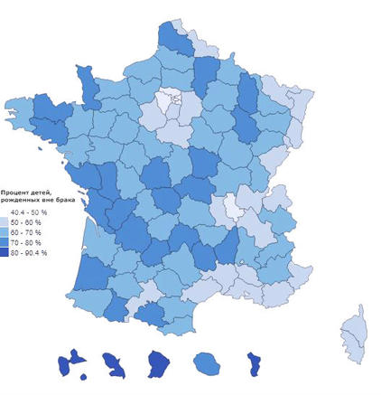 6 из 10 детей во Франции рождаются у незамужних мам - и это рекорд для всей Европы Результат свободных отношений?