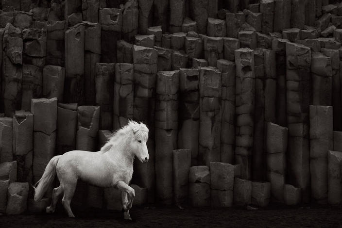 Сказочные фотографии лошадей, живущих в экстремальных условиях в Исландии