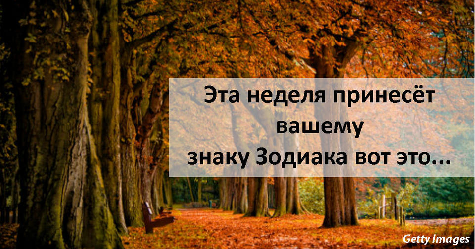 Эта неделя принесёт вашему знаку Зодиака вот это