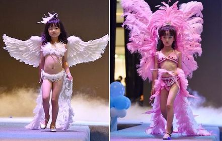 Скандал на шоу Victoria’s Secret: 5-летние девочки в нижнем белье